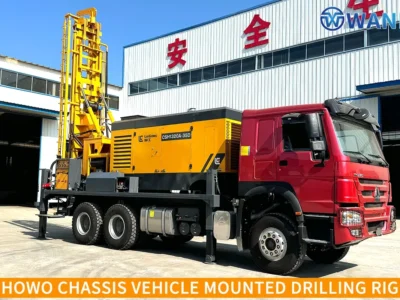 Howo Chassis Vehicle Mounted Drilling Rig