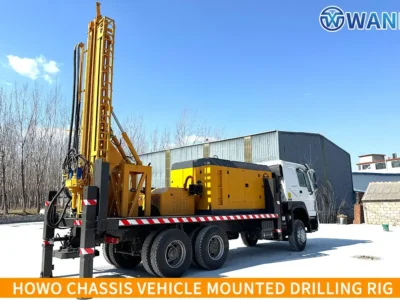HOWO Chassis Vehicle Mounted Drilling Rig