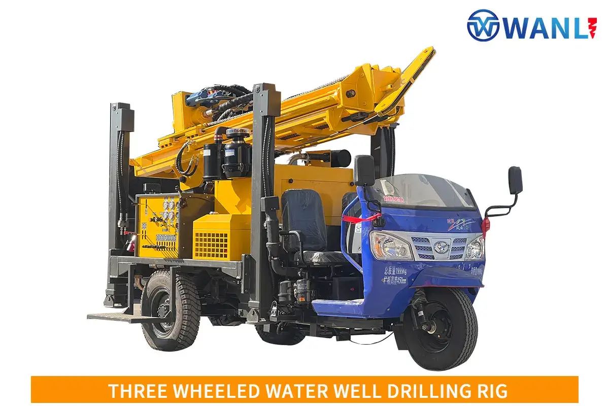Three Wheeled Water Well Drilling Rig - Image 2
