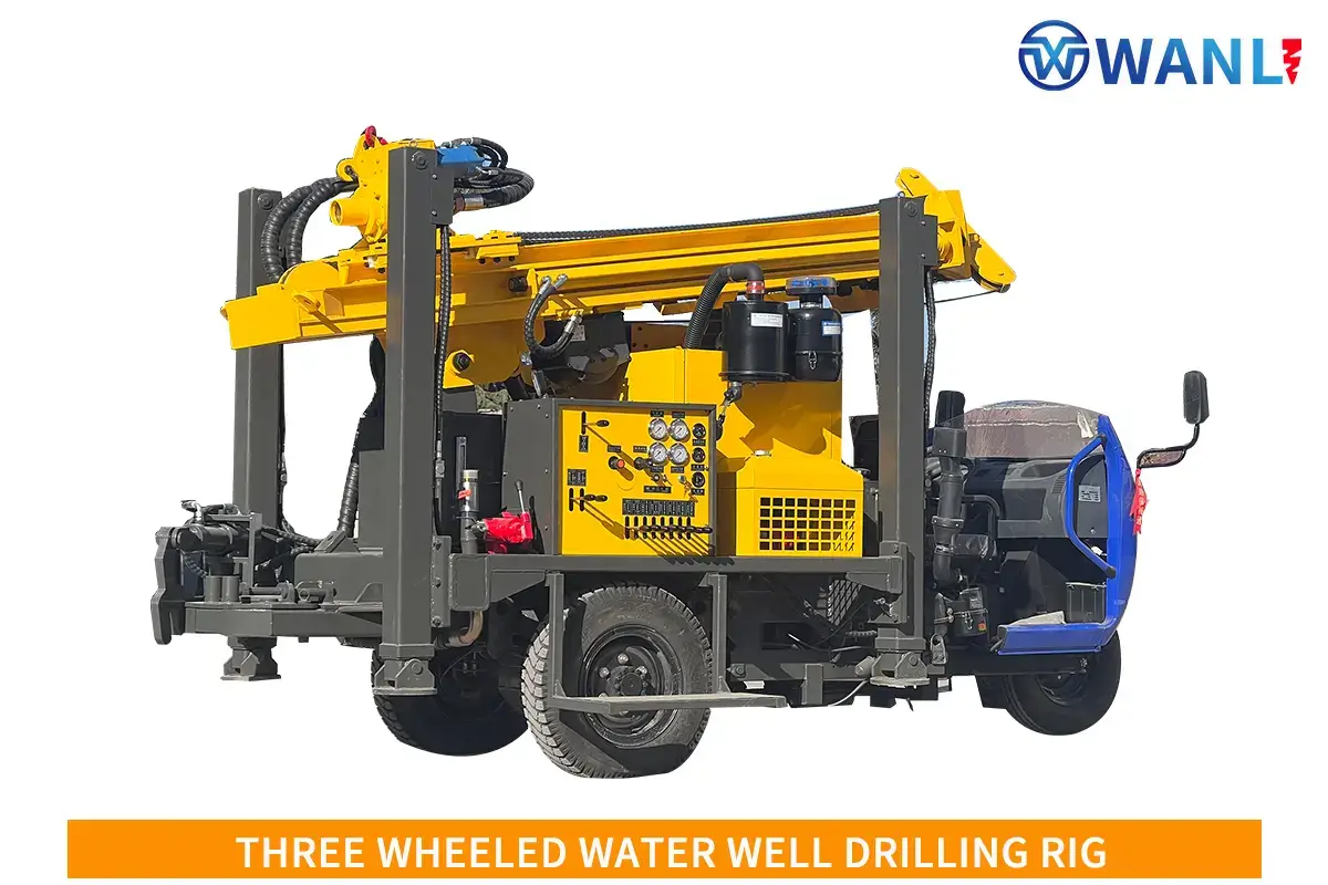 Three Wheeled Water Well Drilling Rig - Image 3