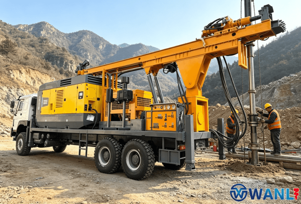 vehicle mounted drilling rig