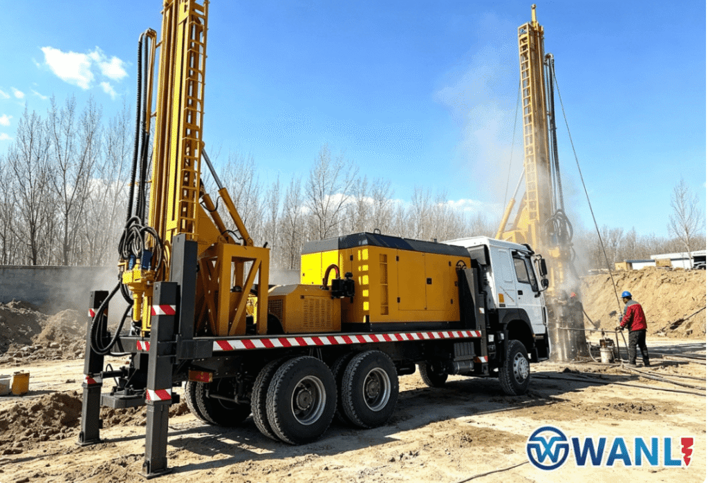 vehicle mounted drilling rig features