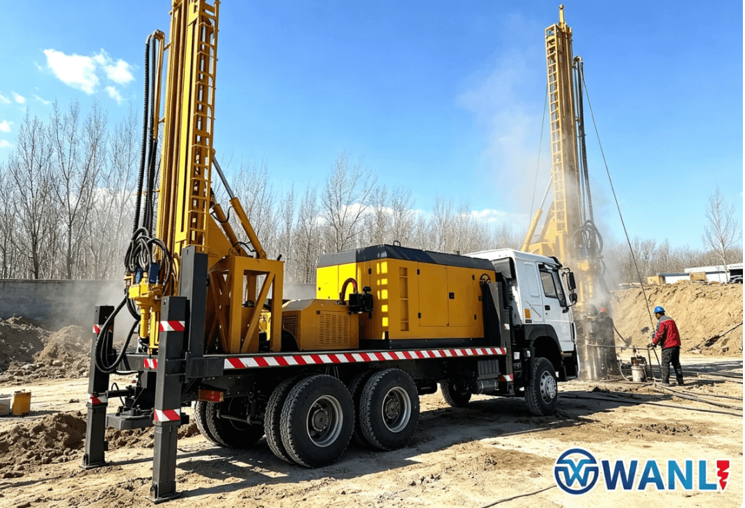 vehicle mounted drilling rig features