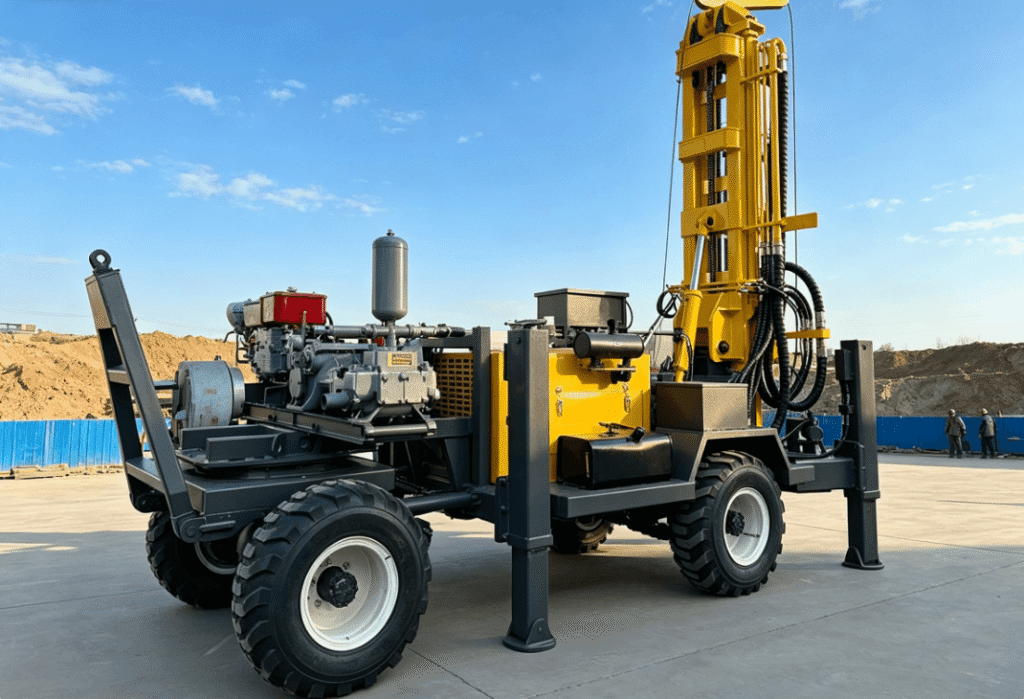 truck mounted vs crawler drilling rig-3