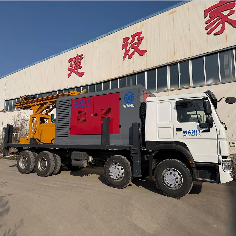 mobile drilling rig with wheels