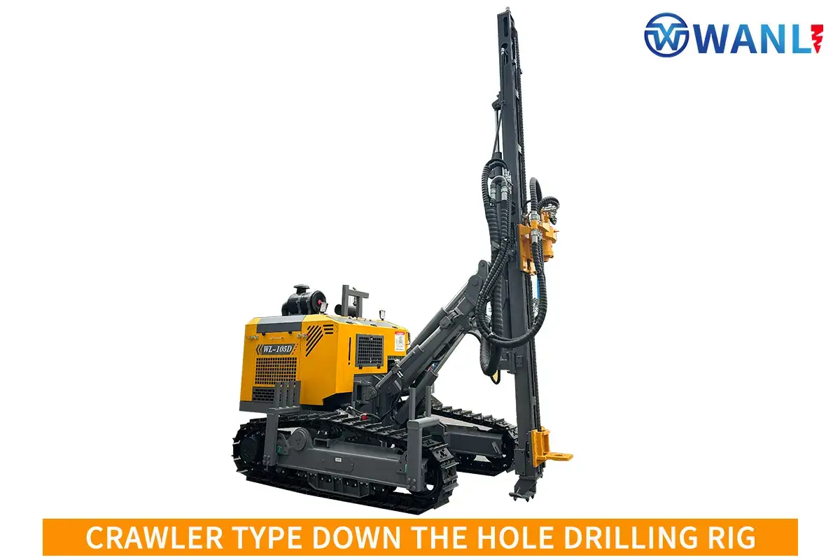 crawler drilling rig for mining